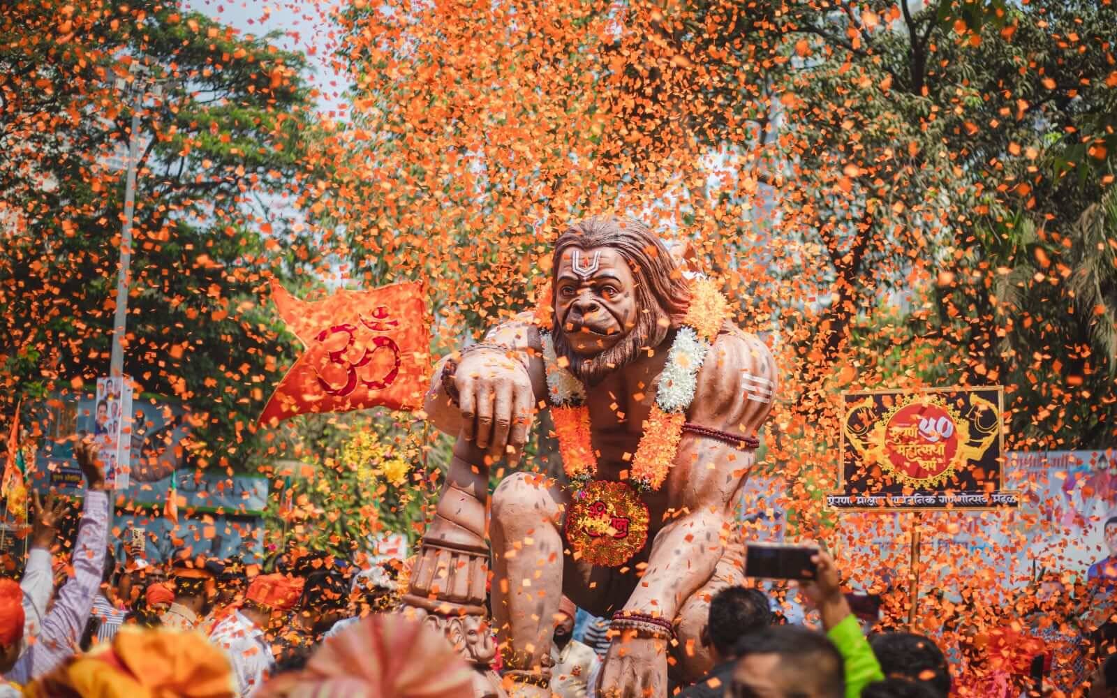 Pawan Putra Hanuman at Malad Shobha Yatra 2025