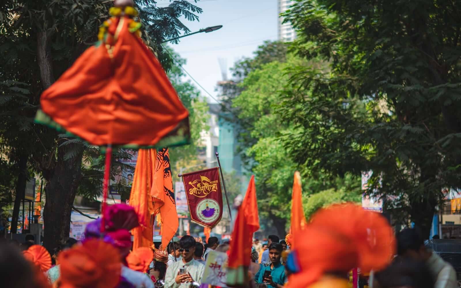 Malad Shobha Yatra Photo showing Crowd